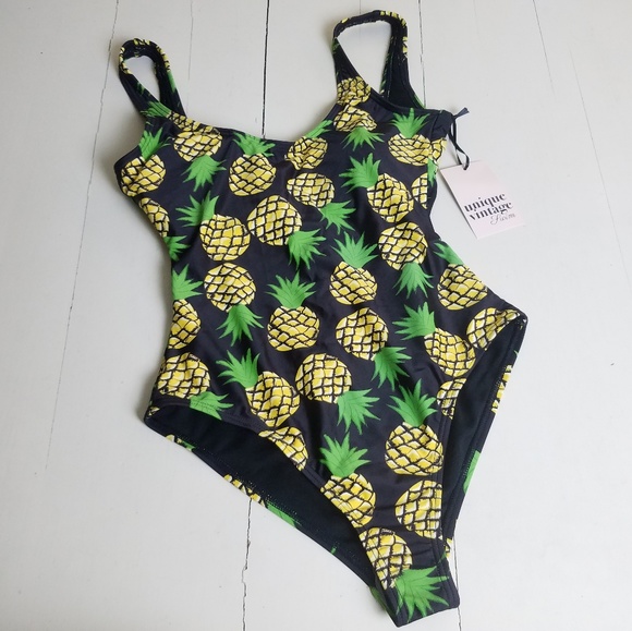 Unique Vintage Other - Mrs Parker Pineapple Print Swimsuit